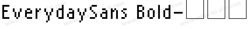 EverydaySans Bold字体转换